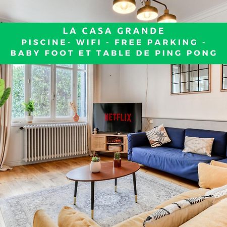 Vila La Casa Grande - Piscine - Wifi - Parking Carcassonne Exteriér fotografie