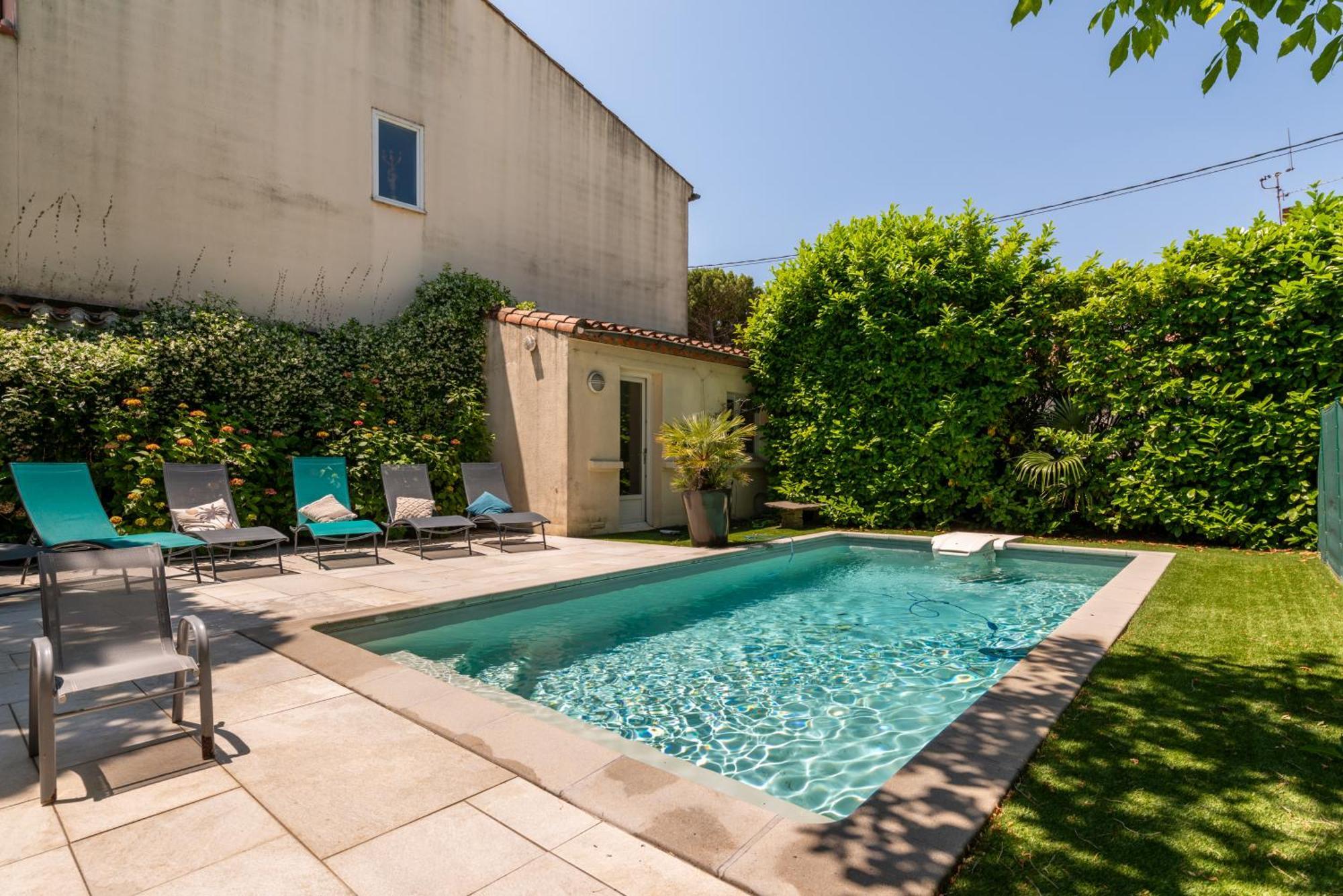 Vila La Casa Grande - Piscine - Wifi - Parking Carcassonne Exteriér fotografie